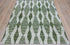 8 X 10 Ft High Pile Contemporary Style Green and Beige Color Indian Rug, Fine Hand Knotted Floor Rug #Home Decor #WoolRug #LivingAreaRug #AbstractRug - 100%HANDMADERUG